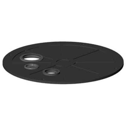 Soleno 1UCVRADON Radon Sump Basin Cover, HDPE, For: 18 x 24 in Radon Sump Basin