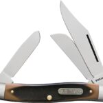 Old Timer 8OT Folding Pocket Knife, 3 in L Blade, 7Cr17 High Carbon Stainless Steel Blade, 3-Blade