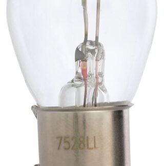 Eiko 7528LL-BPP Automotive Miniature Bulb, 12 V, 21/5 W, Incandescent Lamp, Clear