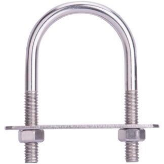 ProSource LR360 U-Bolt, 5/16 in Thread, 1-1/2 in L Thread, Stainless Steel, Stainless Steel Sells in Quantity of 10