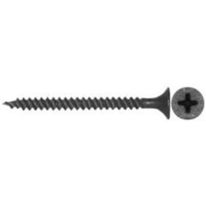 Reliable RzR Series DS6158 Screw, #6-15 Thread, 1-5/8 in L, Fine, Full Thread, Bugle, Flat Head, Phillips Drive, Steel, 5000/BX