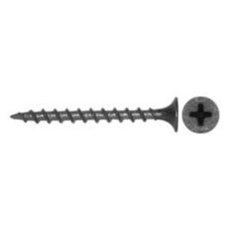 Reliable DSC Series DSC6158 Screw, #6-9 Thread, 1-5/8 in L, Coarse, Full Thread, Bugle, Flat Head, Phillips Drive, Steel