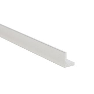 Loxcreen DUA3177SCL08 Angle Stock, 8 ft L, Aluminum, Satin Clear