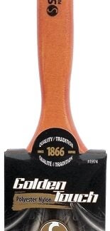 Simms 1974-50 Paint Brush, 2 in W, Angle Sash Brush, 2-5/8 in L Bristle, Nylon/Polyester Bristle