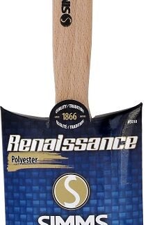 Simms 5010-75 Paint Brush, 3 in W, Oval Sash Brush, 3 in L Bristle, Synthetic Hybrid Blend Bristle