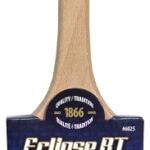 Simms 6025-64 Paint Brush, 2-1/2 in W, Angle Sash Brush, Synthetic Hybrid Blend Bristle, Rat Tail Handle