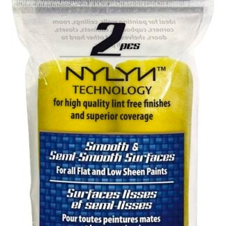 Simms A-172 Mini Roller Refill, 10 mm Thick Nap, 4 in L, Synthetic Hybrid Blend Cover