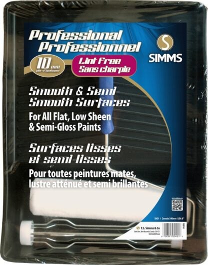 Simms S-421 Roller Set, 9-1/2 in L Roller