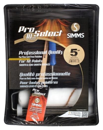 Simms 4774 Roller Set, 9-1/2 in L Roller