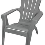 Gracious Living Adirondack II 11616-26ADI, Adirondack Chair, 29-3/4 in W, 35-1/4 in D, 33-1/2 in H, Resin Seat, 250Lb Capacity