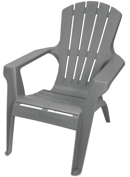 Gracious Living Adirondack II 11616-26ADI, Adirondack Chair, 29-3/4 in W, 35-1/4 in D, 33-1/2 in H, Resin Seat, 250Lb Capacity