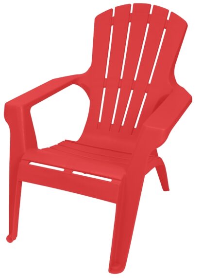 Gracious Living Adirondack II 11610-26ADI Adirondack Chair, 29-3/4 in W, 35-1/4 in D, 33-1/2 in H, Resin Seat, 250Lb Capacity