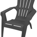 Gracious Living Adirondack II 11453-26ADI Adirondack Chair, 29-3/4 in W, 35-1/4 in D, 33-1/2 in H, Resin Seat, 250Lb Capacity