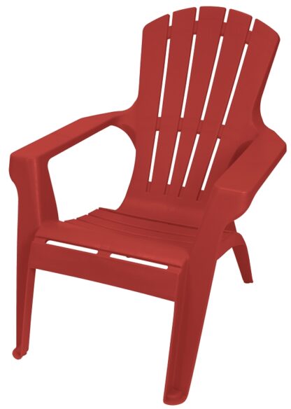 Gracious Living Adirondack II 11482-26ADI Adirondack Chair, 29-3/4 in W, 35-1/4 in D, 33-1/2 in H, Resin Seat, 250Lb Capacity