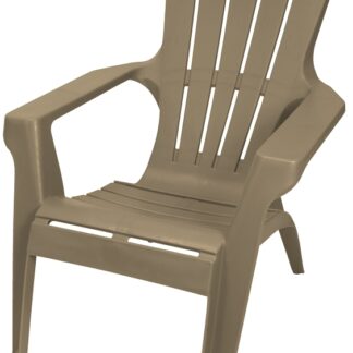 Gracious Living Adirondack II 11663-26ADI Adirondack Chair, 29-3/4 in W, 35-1/4 in D, 33-1/2 in H, Resin Seat, 250Lb Capacity