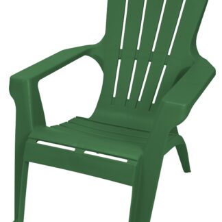 Gracious Living Adirondack II 11168-26ADI Adirondack Chair, 29-3/4 in W, 35-1/4 in D, 33-1/2 in H, Resin Seat, 250Lb Capacity