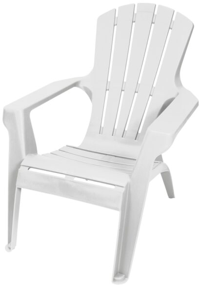 Gracious Living Adirondack II 11617-26ADI Adirondack Chair, 29-3/4 in W, 35-1/4 in D, 33-1/2 in H, Resin Seat, 250Lb Capacity