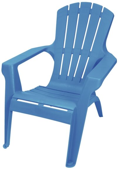 Gracious Living Adirondack II 11612-26ADI Adirondack Chair, 29-3/4 in W, 35-1/4 in D, 33-1/2 in H, Resin Seat, 250Lb Capacity