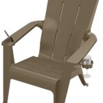 Gracious Living Contour Adirondack 11800-20 Adirondack Chair, 29-1/2 in W, 36-1/2 in D, 36 in H, Resin Seat, 350LB Capacity