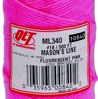 Marshalltown ML340 Mason Line, 500 ft L Line, Fluorescent Pink Line