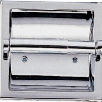 Boston Harbor PBC107-3L Recessed Paper Holder, Plastic/Zinc, Chrome, Recessed Mounting