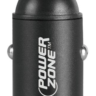 PowerZone KL-065CU Dual USB Car Charger, Black