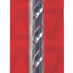 Task T17012 Rotary Drill Bit, 1/2 in Dia, 6 in OAL, Spiral Flute, 3/8 in Dia Shank, Reduced Shank