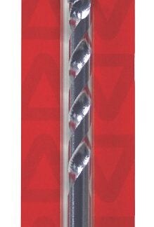 Task T17012 Rotary Drill Bit, 1/2 in Dia, 6 in OAL, Spiral Flute, 3/8 in Dia Shank, Reduced Shank