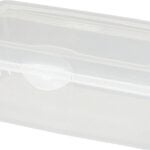 Sterilite 18058606 Storage Box, Plastic, Clear, 13-1/8 in L, 7-5/8 in W, 4-1/2 in H Sells in Quantity of 6