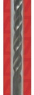 Task T14058 Rotary Drill Bit, 5/8 in Dia, 12 in OAL, Long, Percussion, Spiral Flute, 1/2 in Dia Shank, Reduced Shank