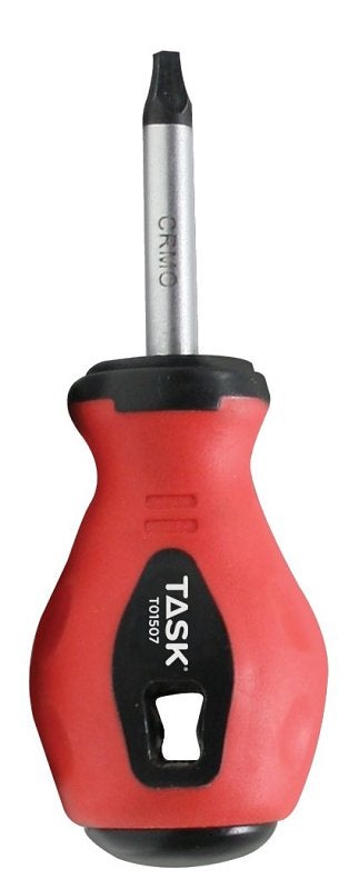 Task T01507 Screwdriver, #2 Drive, Square Recess Drive, 1-1/2 in L Shank, Rubber Handle, Soft Touch Grip Handle