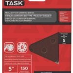 Task T13117 Sanding Disc, 5 in Dia, 150 Grit, Aluminum Oxide Abrasive