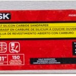 Task PSO6150 Drywall Sandpaper, 11 in L, 3-5/16 in W, 150 Grit, Very Fine, Silicone Carbide Abrasive Sells in Quantity of 25