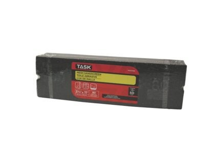 Task MS63080 Sandscreen, 11 in L, 3-5/16 in W, 80 Grit, Medium, Silicon Carbide Abrasive Sells in Quantity of 50