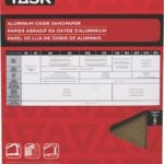 Task PREMIUM Series PA15500 Sandpaper, 11 in L, 9 in W, Aluminum Oxide Abrasive