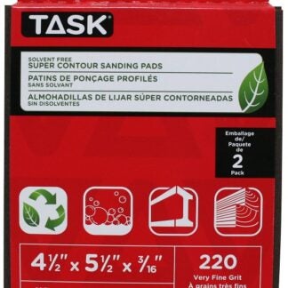 Task Eco Series SP64282 Sanding Pad, 220 Grit, Very Fine, 5-1/2 in L