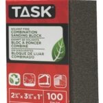 Task Eco Series SP64294 Sanding Block, 3-3/4 in L, 2-3/4 in W, 100 Grit, Fine