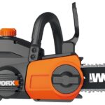 Worx WG322 Auto-Tension Chainsaw, Battery Included, 20 V, 10 in L Bar, 3/8 in Pitch