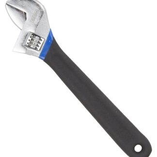 Vulcan JL149103L Adjustable Wrench, 10 in OAL, 1.04 in Jaw, Steel/Vinyl, Chrome, Non-Slip Handle