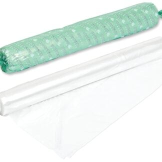 Polytarp 01-0332 Medium-Duty Polyfilm, 59 ft L, 102 in W, Polyethylene, Clear