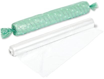 Polytarp 01-0332 Medium-Duty Polyfilm, 59 ft L, 102 in W, Polyethylene, Clear