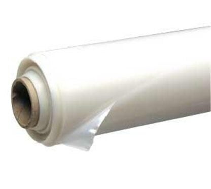 Polytarp 66-0443 Film, 375 ft L, 16 in W, 6 mil Thick, Polyethylene, Clear