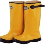 Diamondback RB001-9-C Over Shoe Boots, 9, Yellow, Rubber Upper, Slip on Boots Closure