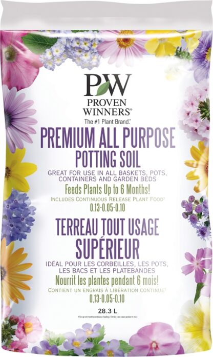 Proven Winners 3101013.LT028.3P Premium All-Purpose Potting Soil, 28.3 L