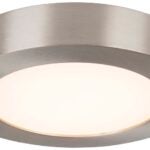 Boston Harbor CL040A BN Ceiling Light Fixture, 0.08 A, 120 V, 10 W, LED Lamp, 550 Lumens, 3000 K Color Temp