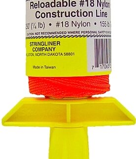 Stringliner 25159 Line Reel, 250 ft L Line, Fluorescent Orange Line