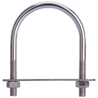 ProSource LR361 U-Bolt, 5/16 in Thread, 1-1/2 in L Thread, Stainless Steel, Stainless Steel Sells in Quantity of 10