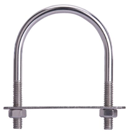 ProSource LR361 U-Bolt, 5/16 in Thread, 1-1/2 in L Thread, Stainless Steel, Stainless Steel Sells in Quantity of 10