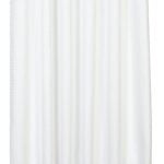 Zenna Home H21WW04 Shower Curtain, 72 in L, 70 in W, Polyester, White