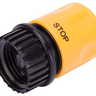 Landscapers Select GC520 Hose Connector, 3/4 in, Female, Plastic, Yellow and Black